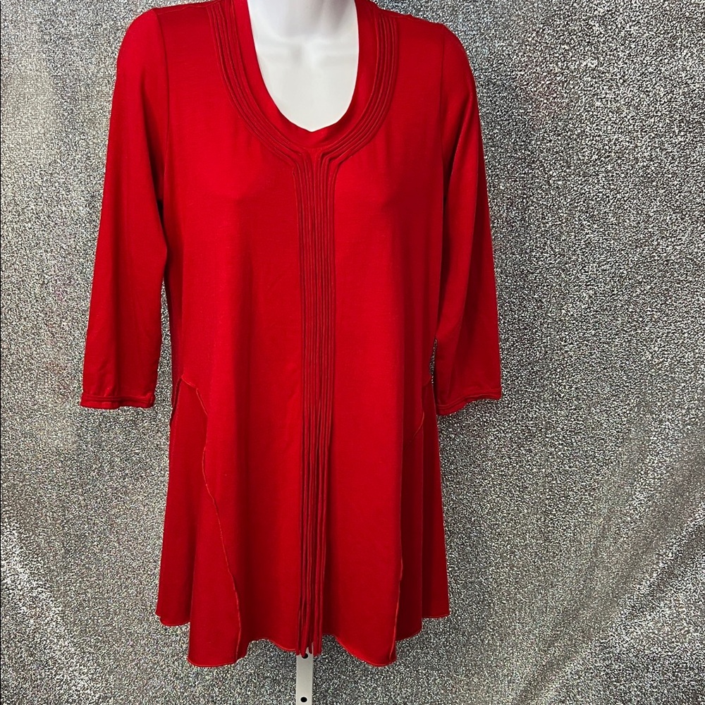 Grace Elements Red Tunic Top